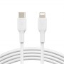 Belkin | Male | Apple Lightning | Male | White | 24 pin USB-C | 1 m - 2